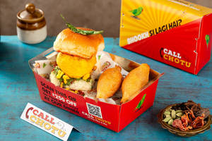 High Tea Box with Vada Pav & Dahi ke Sholey
