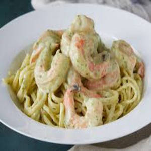 Creamy Pesto Shrimps