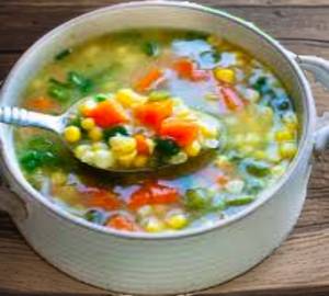 Sweet Corn Veg Soup