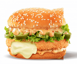 American Supreme Cheese Lava Burger