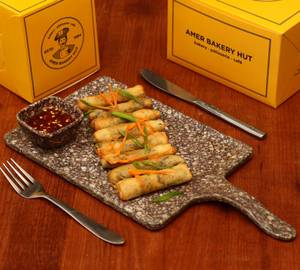 Spinach Corn & Cheese Cigar Roll [6 Pieces]