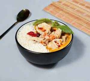Chicken Red Thai Curry With Rice