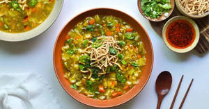 Vegetable Man Chow Soup