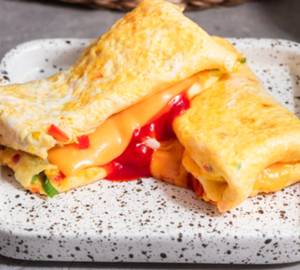 Cheese Bread Omelette