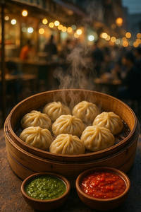 Veg Steam Momo 6 Pc
