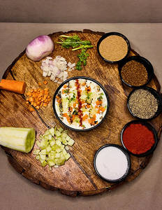 Vegetable Raita