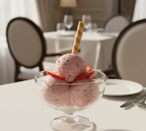 Strawberry ice cream