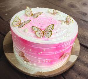 Butter fly vanilla bean cake 400 gm