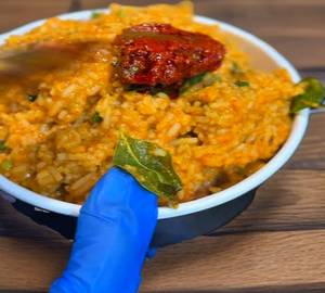 Pappu Avakaya Rice With Ghee