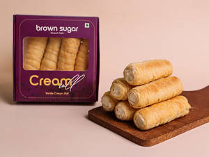 Vanilla Cream Roll (4 Pcs)