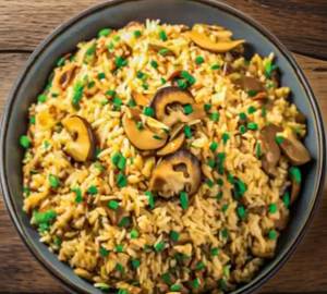 Mashroom fry rice