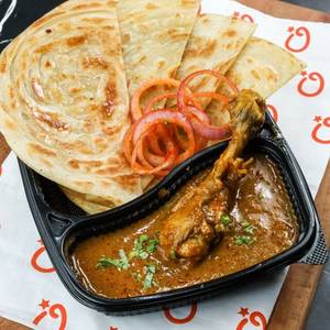 Chicken Curry With Parantha