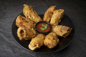 Chicken Wrapped Prawns