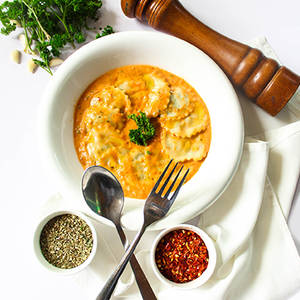 Spinach Ricotta Ravioli Del Barone