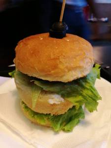 Veg burger without cheese