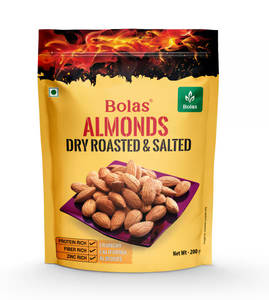 Roasted And Salted Almonds 200 Gm