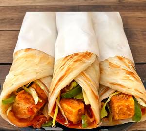 Double paneer double egg roll