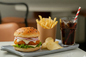 Smoked Garlic Burger Meal