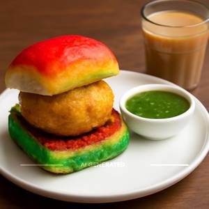Colourful Vadapav