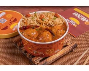 Manchurian Gravy Noodle Bowl