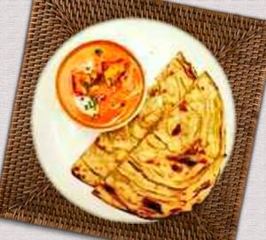 Kadhal paneer + 2 laccha paratha