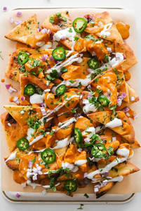 Peri Peri Cheese Nachos