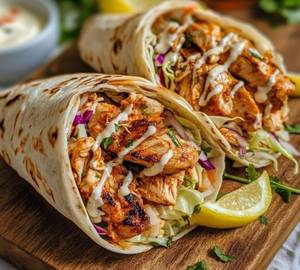 Schezwan Chicken Shawarma