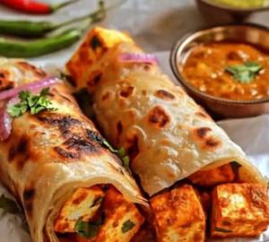 Achari Paneer Tikka Roll