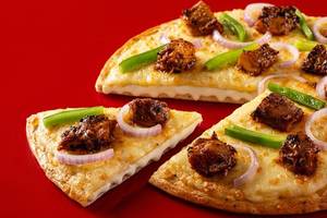 Double Cheese BBQ Chicken Medium Pizza.