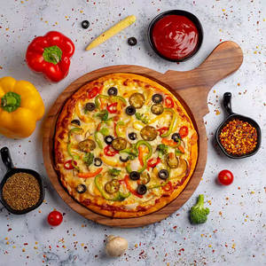Deluxe Veggie Pizza [10 inches]