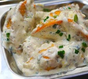 Malai gravy momos 6 piece 