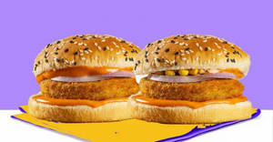 Corn&cheese Burger+french Fries(s)