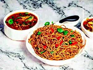 Veg Triple Schezwan Noodle