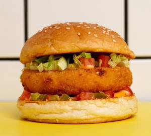 Crisp Cottage Cheese Burger