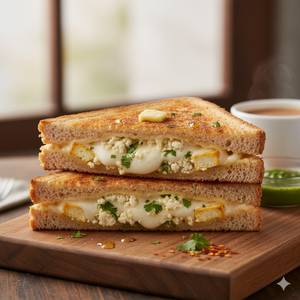 Paneer Cheese Sandwich GRILLED IN DESI GHEE