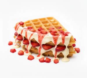 Strawberry White Chocolate Waffle