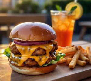 Double Layer Veg Burger