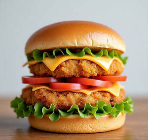 Double Layer Chicken Burger