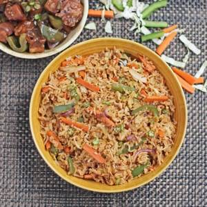 Schezwan Chicken Fried Rice