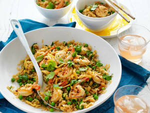 Prawns fried rice