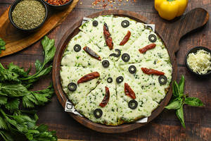 Genovese Pesto Pizza [12″]
