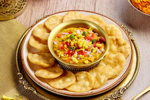 Papdi and Hummus Chaat (Chip and Dip)