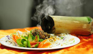 Bamboo Chicken Poda