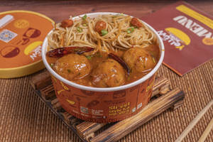 Manchurian Gravy Noodle Bowl