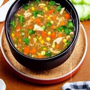 Chicken Spicy Corn Soup