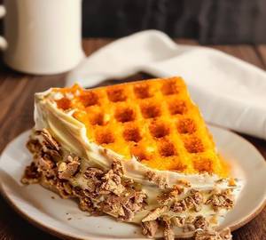 Kitkat loaded belgium waffle