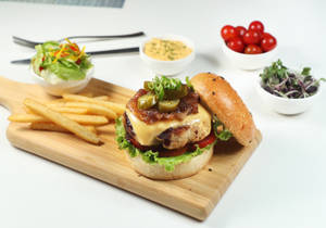 Spicy Chicken Burger Combo