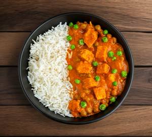 Matar Paneer Rice Bowl