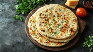 Garlic naan