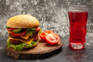 Crispy Chicken Burger Meal